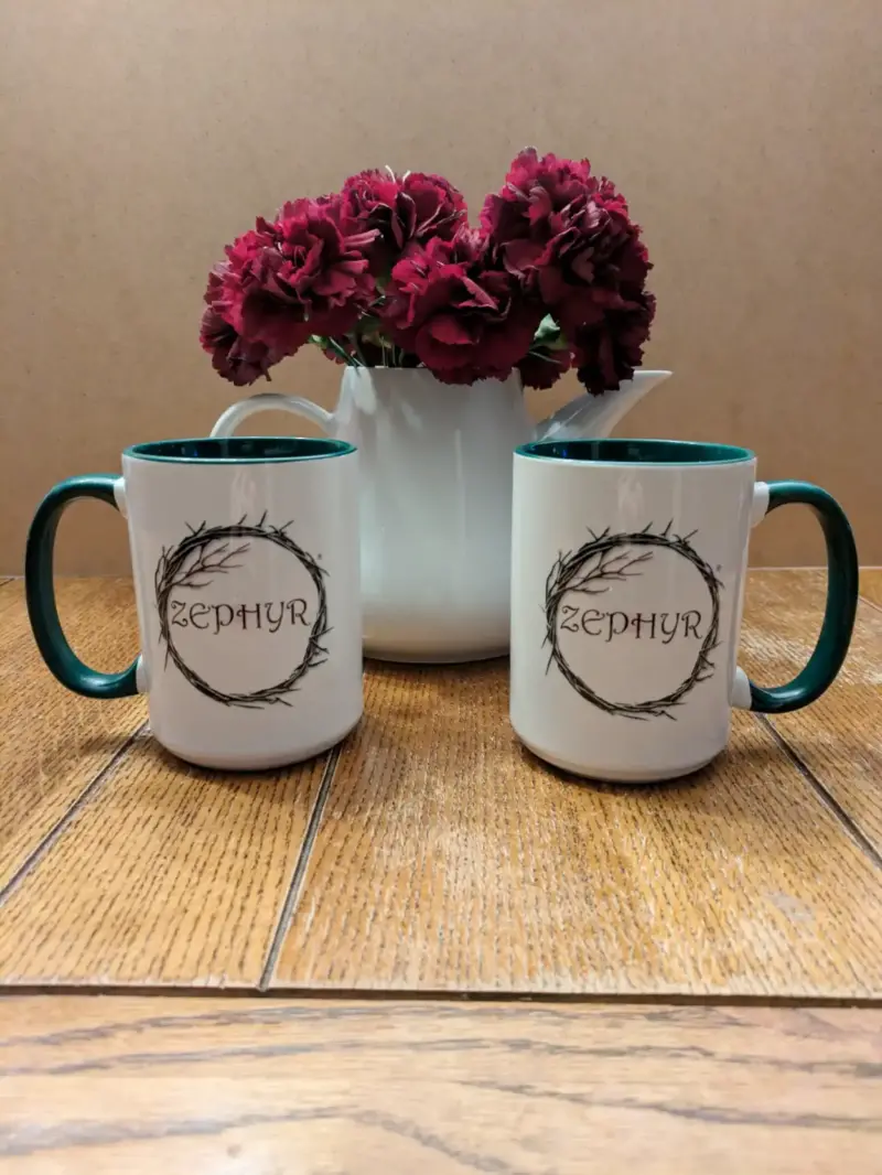 Zephyr Faith Crafts Accent Coffee Cup - 15 Ounce - Image 2