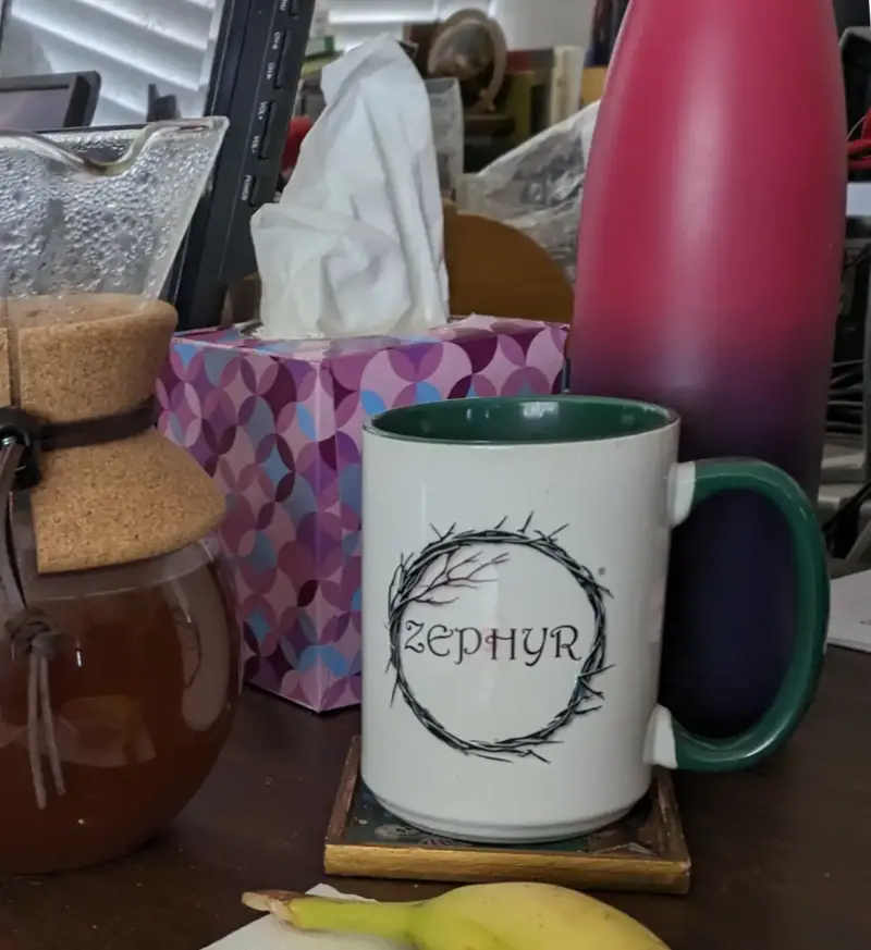 Zephyr Faith Crafts Accent Coffee Cup - 15 Ounce - Image 3