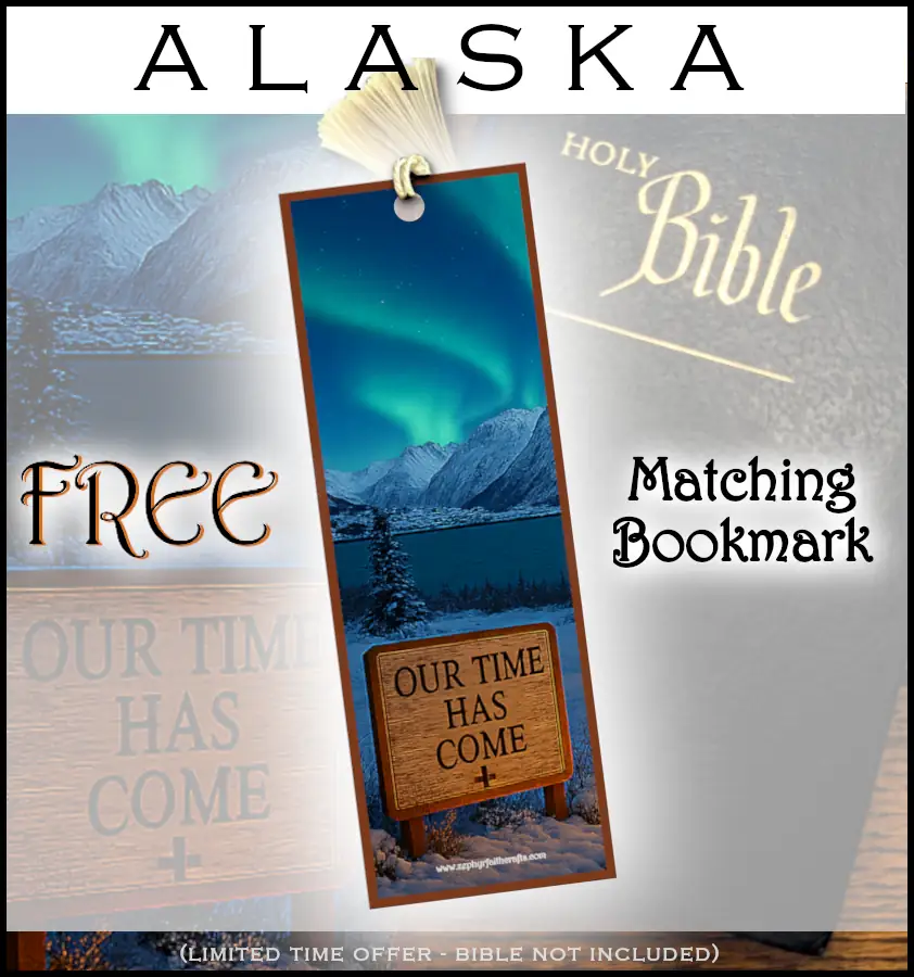 Our Time Has Come - Alaska! - Framed Christian Devotional Art (Square) - Image 3