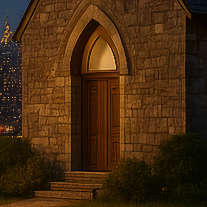 Our Time Has Come - New York - Framed Christian Devotional Art (Square) - Image 3