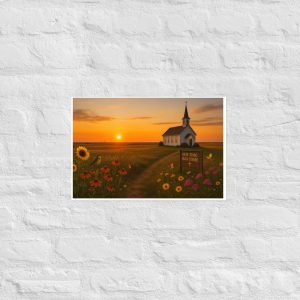 Our Time Has Come - Kansas (rural) - Christian Devotional Art Print - Rectangle