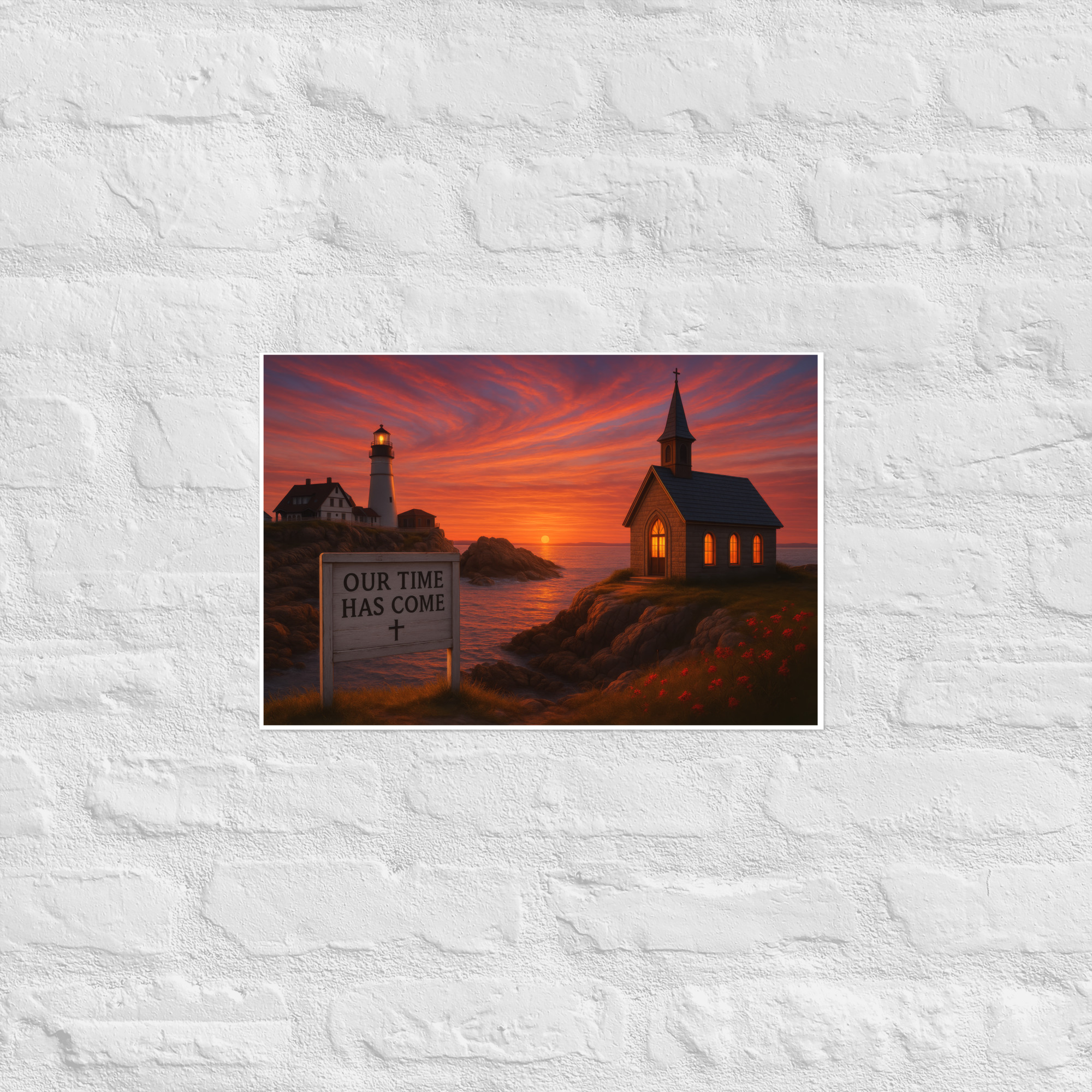 Our Time Has Come - Maine - Christian Devotional Art Print - Rectangle - Image 4
