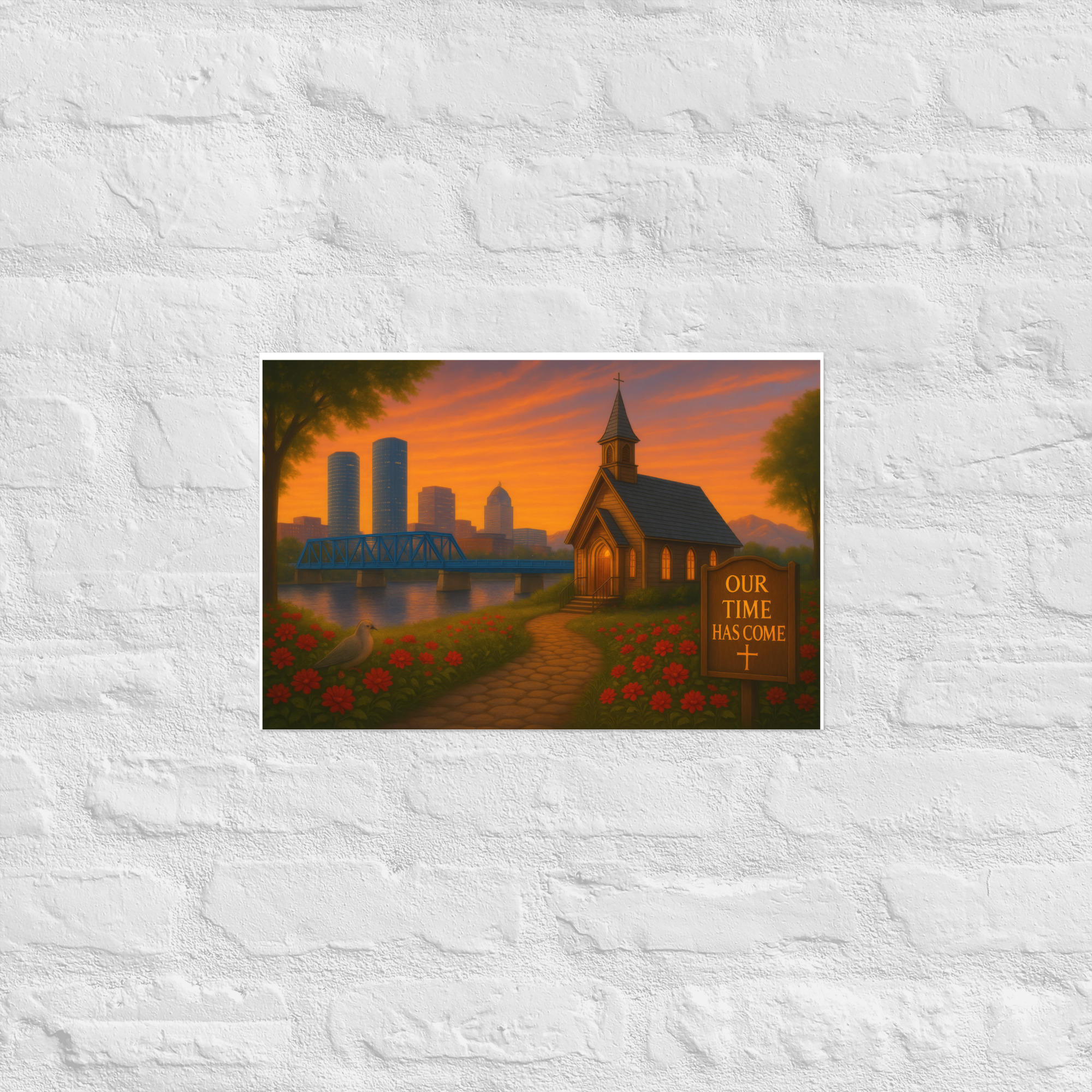 Our Time Has Come - Michigan - Christian Devotional Art Print - Rectangle - Image 4