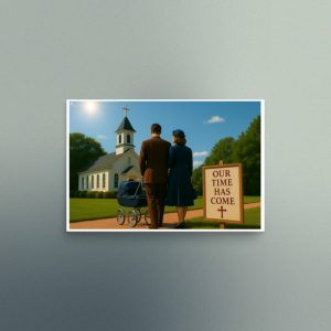 Our Time Has Come - Family of Faith - Christian Devotional Art Print - Rectangle