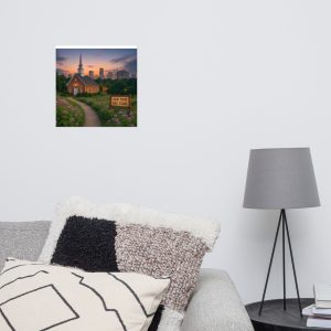 Our Time Has Come - Georgia - Christian Devotional Art Print - Square