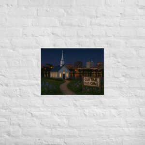 Our Time Has Come - Delaware - Christian Devotional Art Print - Rectangle