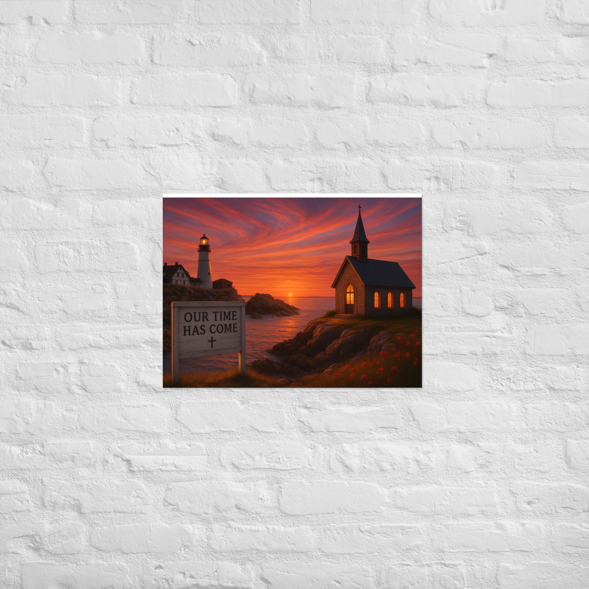 Our Time Has Come - Maine - Christian Devotional Art Print - Rectangle - Image 5