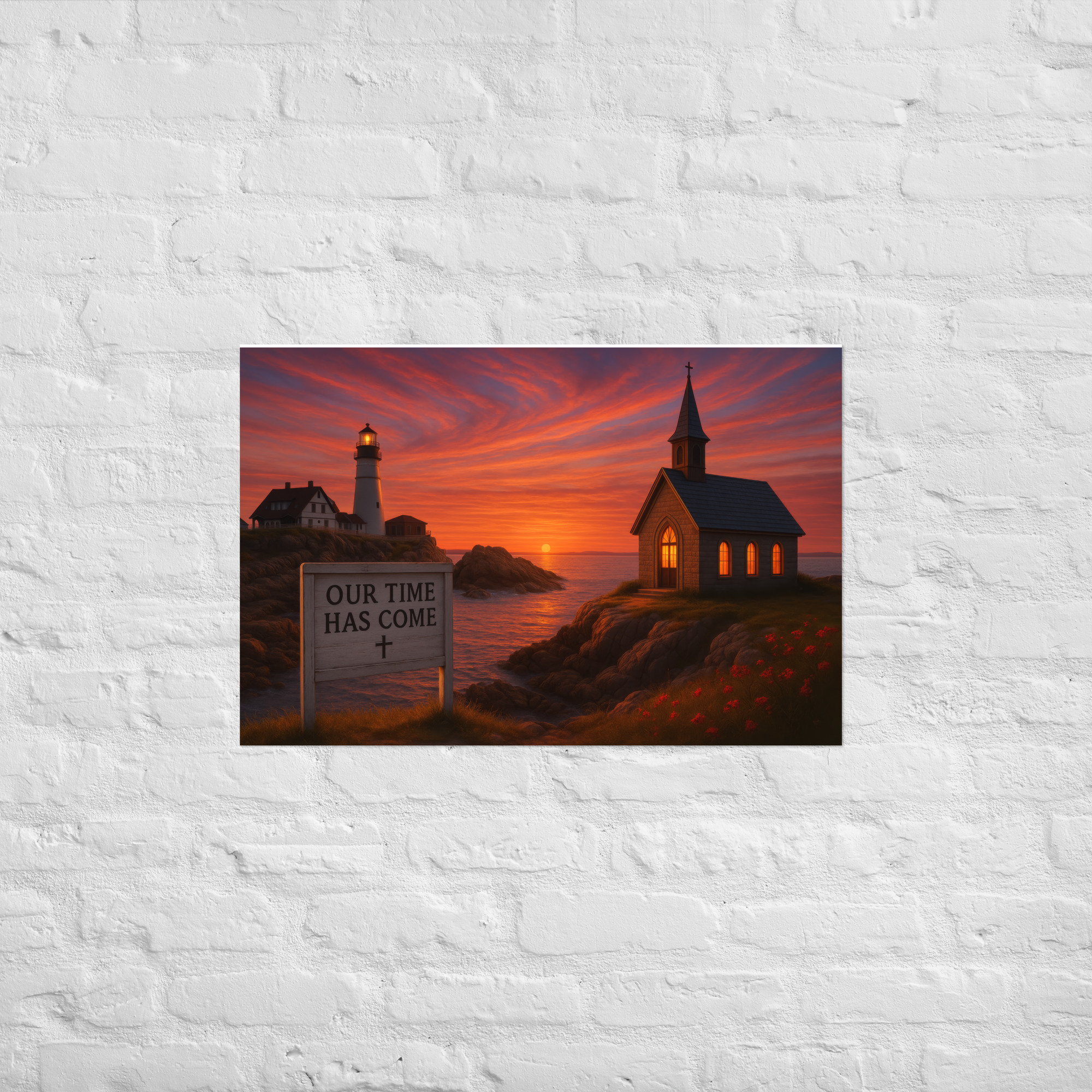 Our Time Has Come - Maine - Christian Devotional Art Print - Rectangle - Image 6