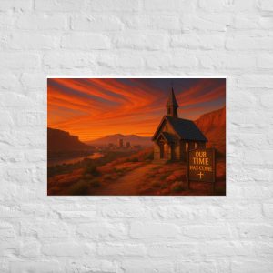 Our Time Has Come - Montana - Christian Devotional Art Print - Rectangle