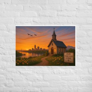 Our Time Has Come - Nebraska - Christian Devotional Art print - Rectangle