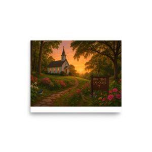 Our Time Has Come - Georgia (rural) - Christian Devotional Art Print - Rectangle