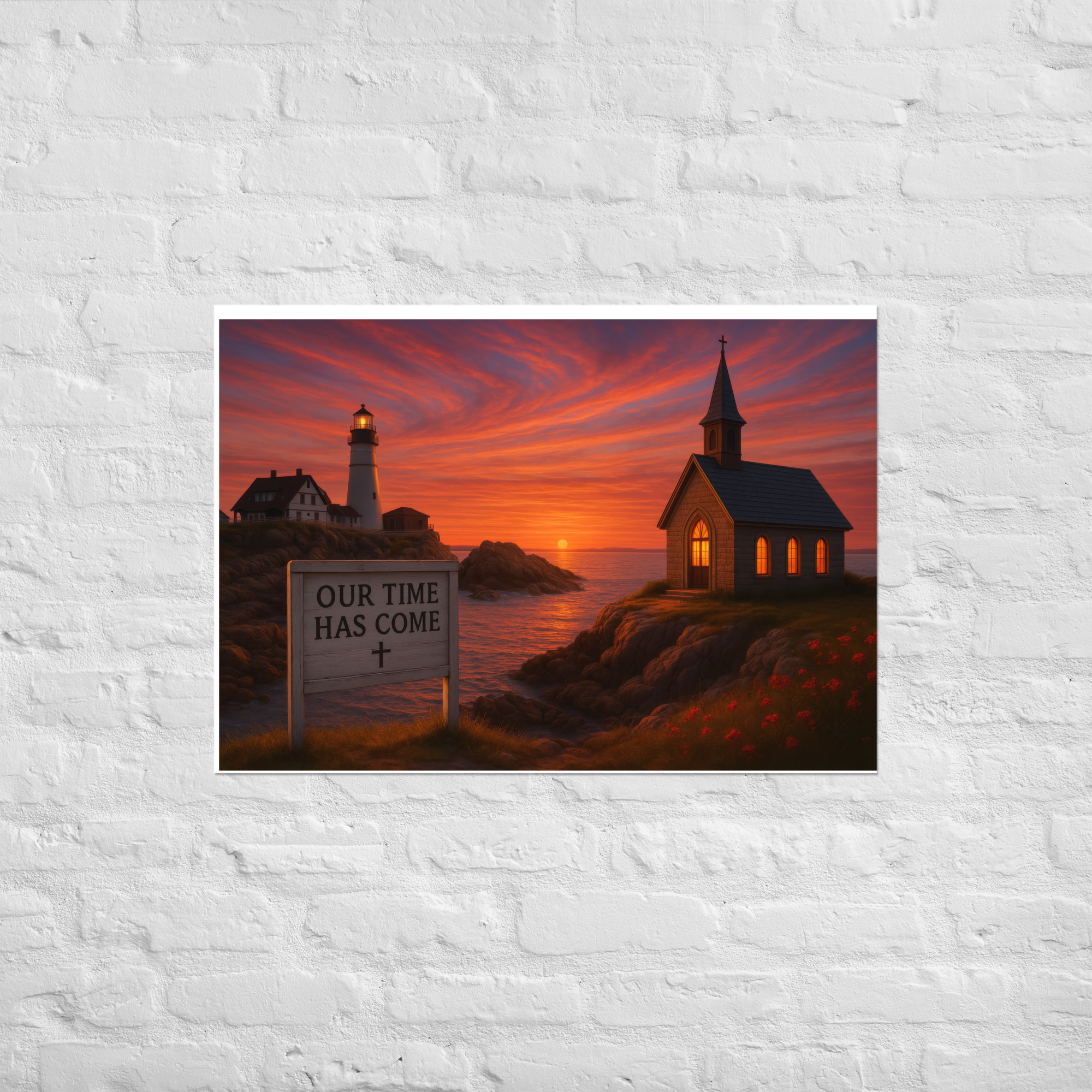 Our Time Has Come - Maine - Christian Devotional Art Print - Rectangle - Image 2
