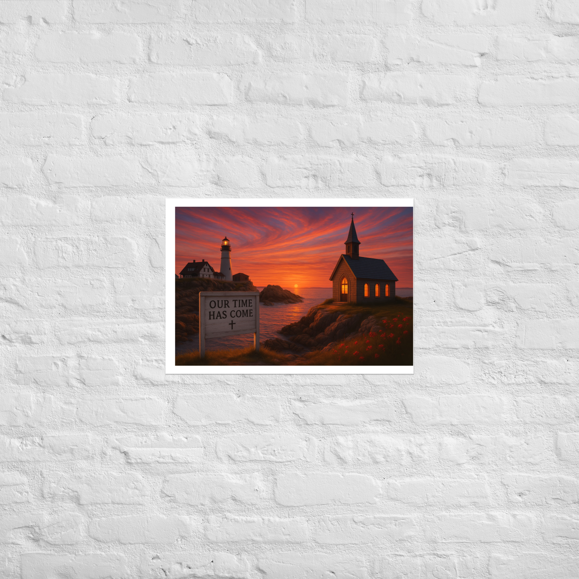 Our Time Has Come - Maine - Christian Devotional Art Print - Rectangle - Image 3