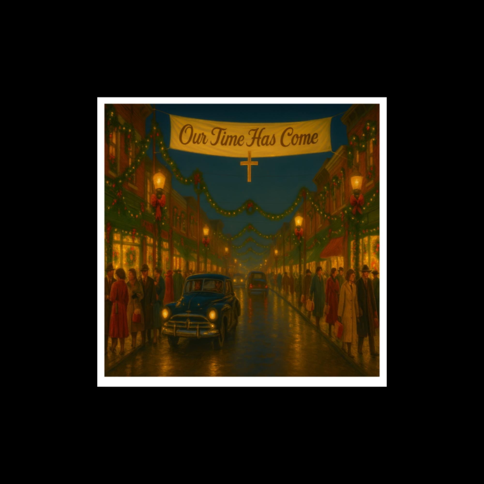 1950's Main Street Christmas, Square