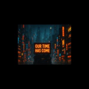 Asian city skyscrapers, landscape