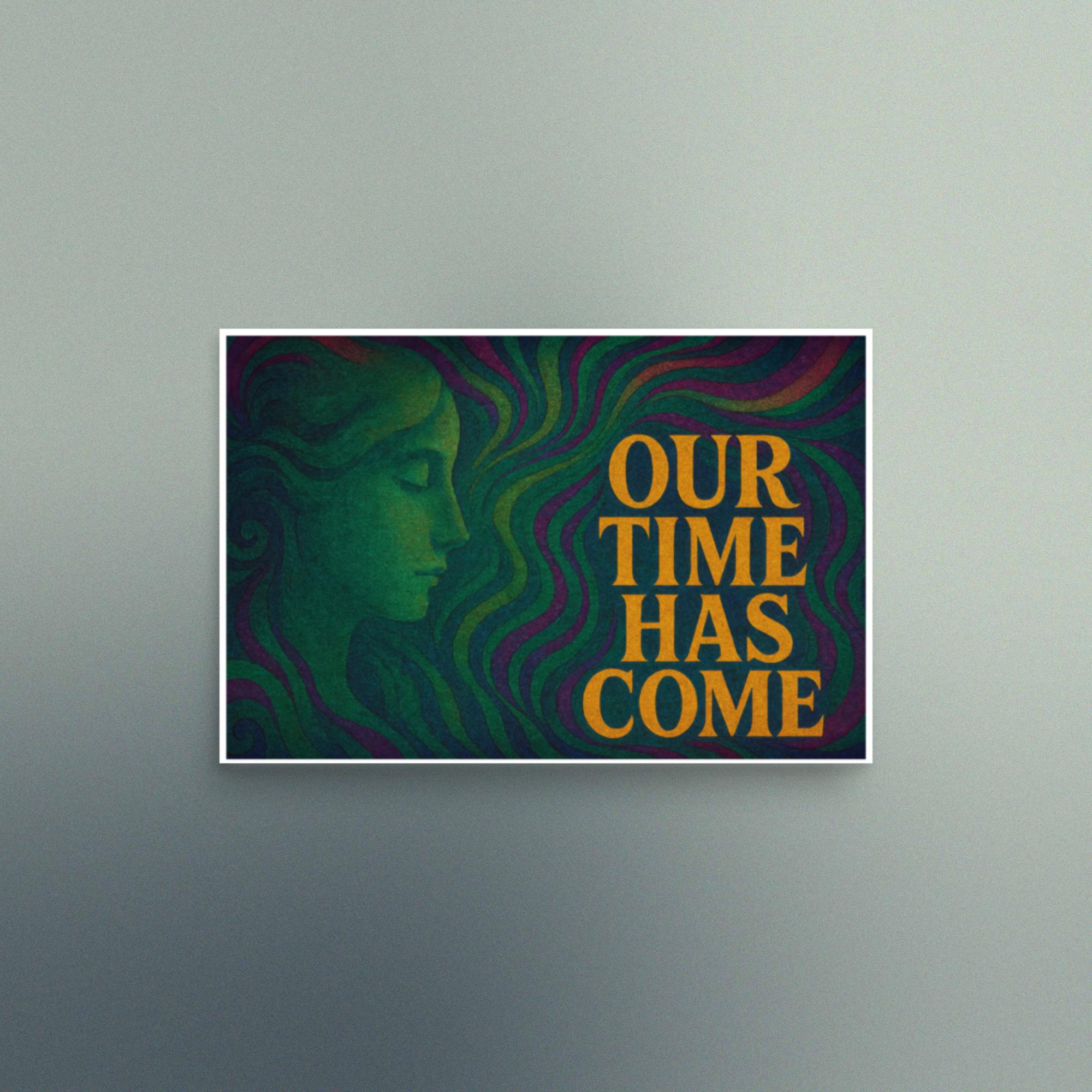 Victorian Era Styled Our Time Has Come - Teal Hues - Landscape - Image 2