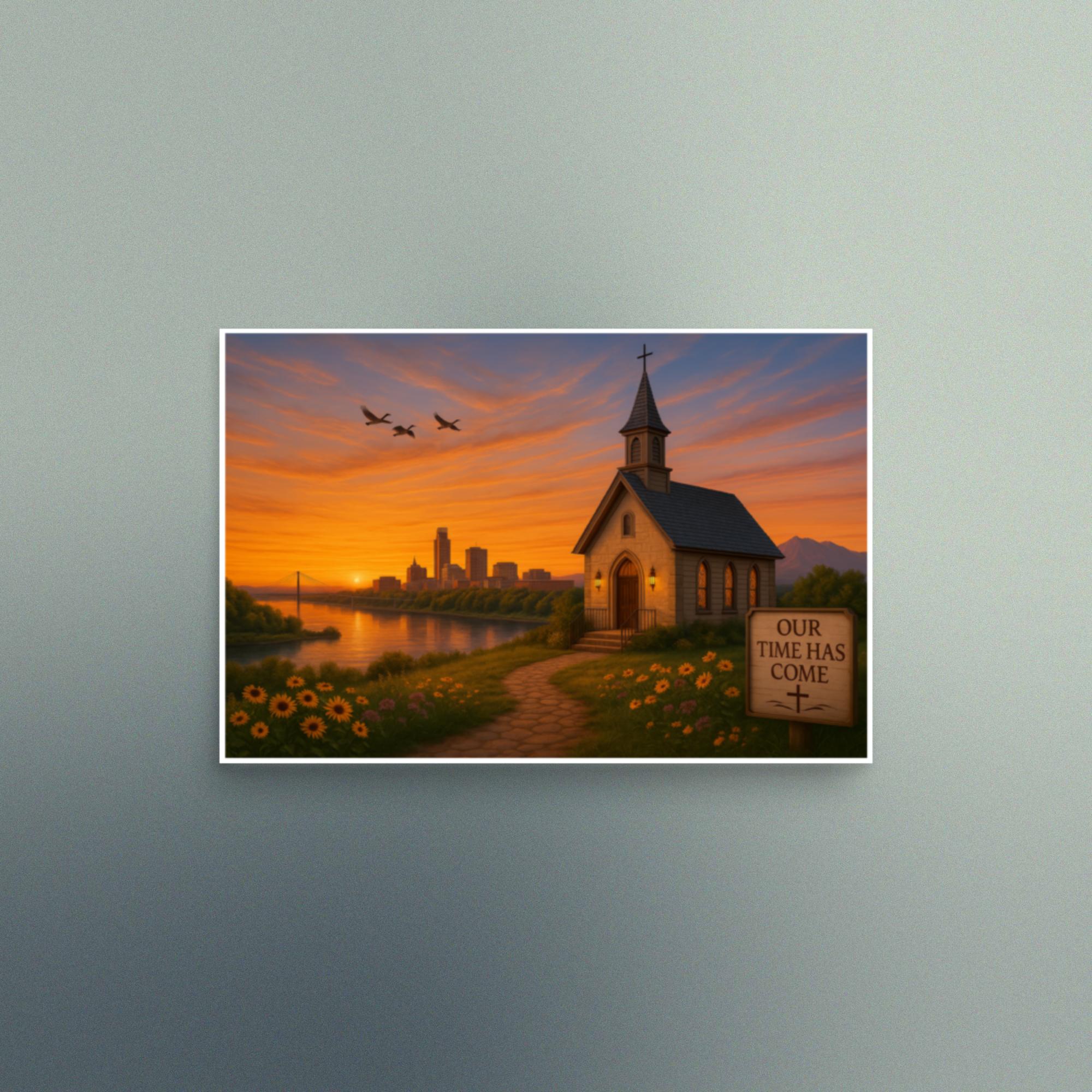Our Time Has Come - Nebraska - Christian Devotional Art Print - Semi Gloss - Rectangle - Image 2