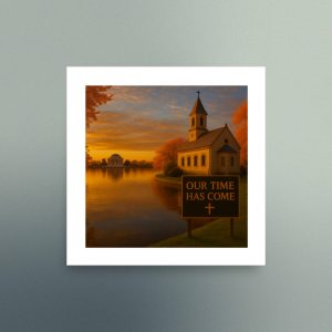 Our Time Has Come - Washington D.C. - Christian Devotional Art Print - Semi Gloss - Square