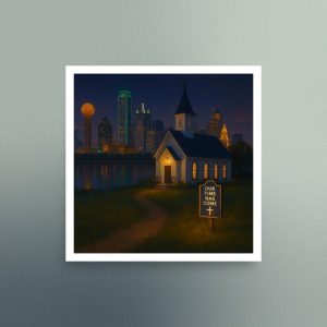 Our Time Has Come - Texas - Christian Devotional Art Print - Semi Gloss - Square