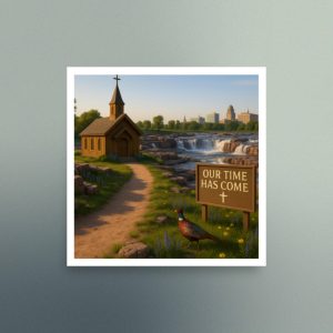 Our Time Has Come - South Dakota - Christian Devotional Art Print - Semi Gloss - Square