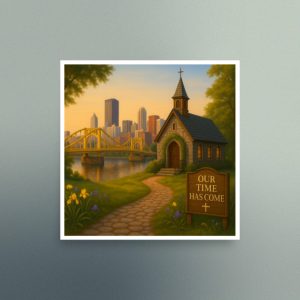 Our Time Has Come - Pennsylvania - Christian Devotional Art Print - Semi Gloss - Square