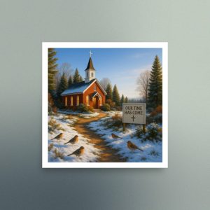 Our Time Has Come - North Dakota - Christian Devotional Art Print - Semi Gloss - Square