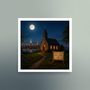 Our Time Has Come - New York - Christian Devotional Art Print - Semi Gloss - Square