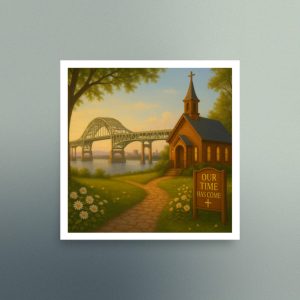 Our Time Has Come - New Jersey - Christian Devotional Art Print - Semi Gloss - Square