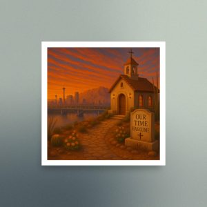 Our Time Has Come - Nevada - Christian Devotional Art Print - Semi Gloss - Square
