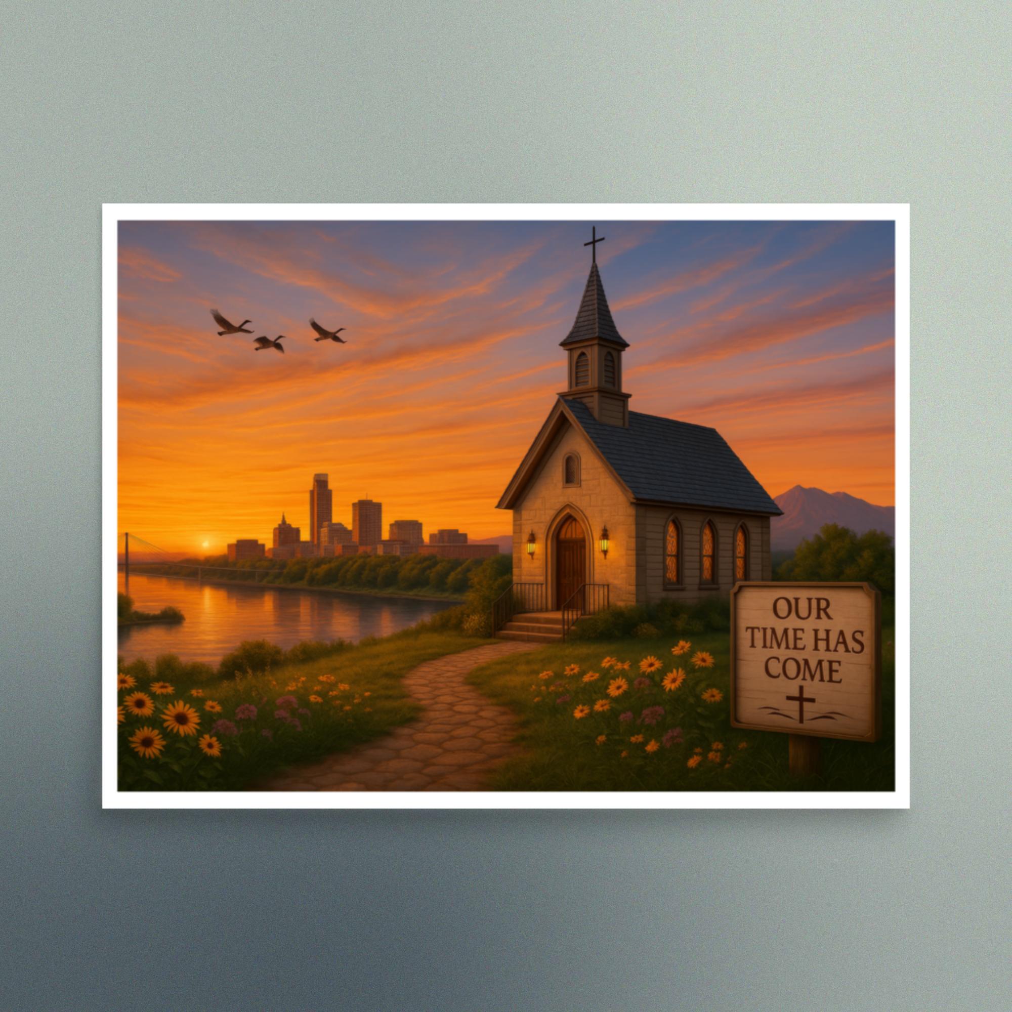 Our Time Has Come - Nebraska - Christian Devotional Art Print - Semi Gloss - Rectangle - Image 3