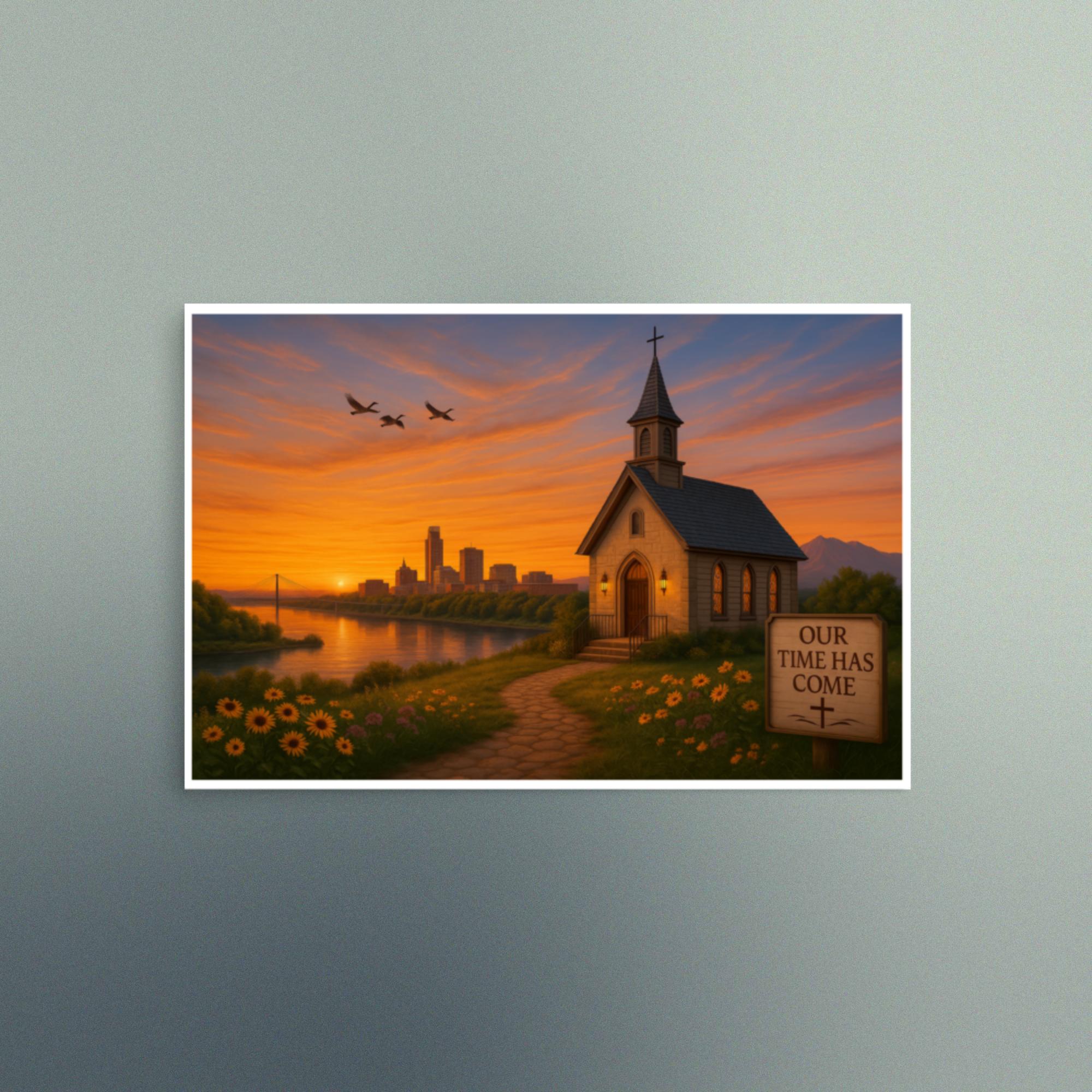 Our Time Has Come - Nebraska - Christian Devotional Art Print - Semi Gloss - Rectangle - Image 4