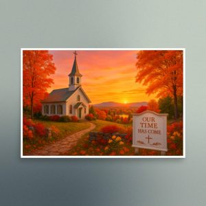Our Time Has Come - Vermont - Christian Devotional Art Print - Semi Gloss - Rectangle