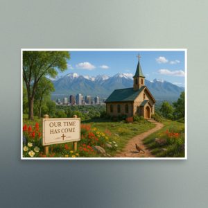 Our Time Has Come - Utah - Christian Devotional Art Print - Rectangle
