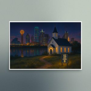 Our Time Has Come - Texas - Christian Devotional Art Print - Semi Gloss - Rectangle