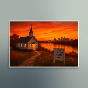 Our Time Has Come - Oklahoma - Christian Devotional Art Print - Semi Gloss - Rectangle
