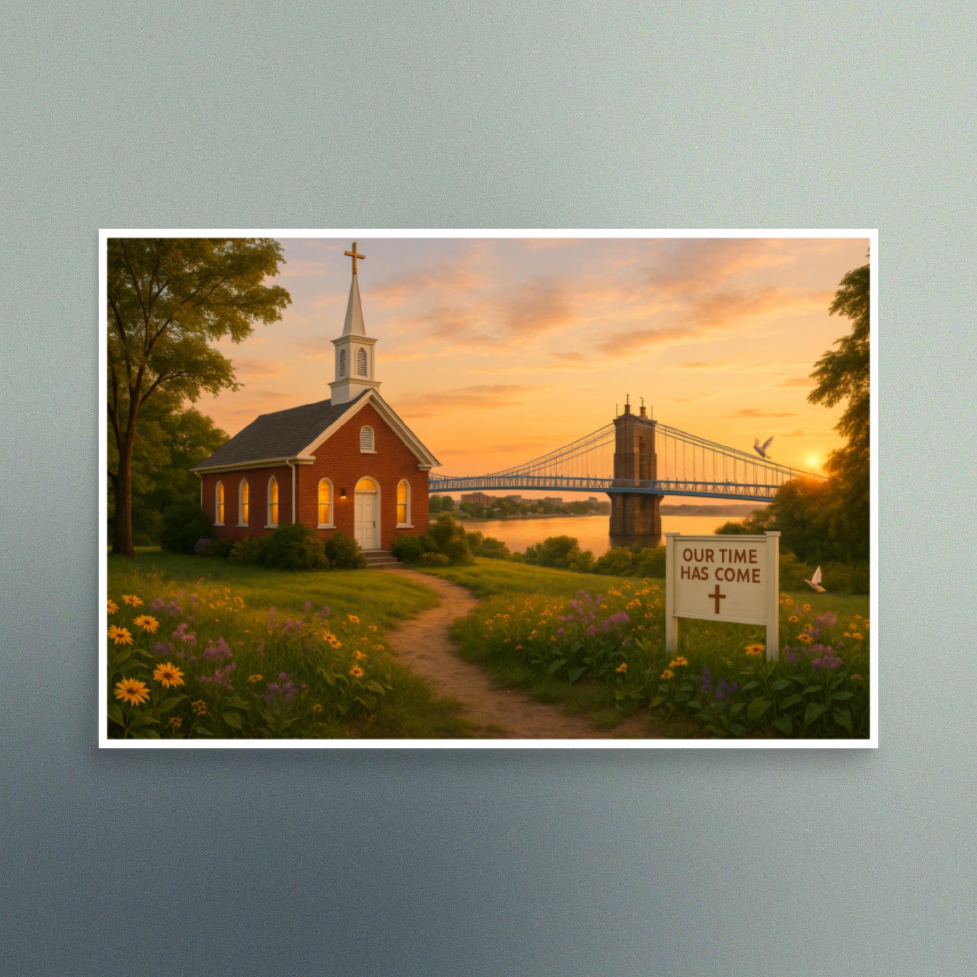 Our Time Has Come - Ohio - Christian Devotional Art Print - Semi Gloss - Rectangle
