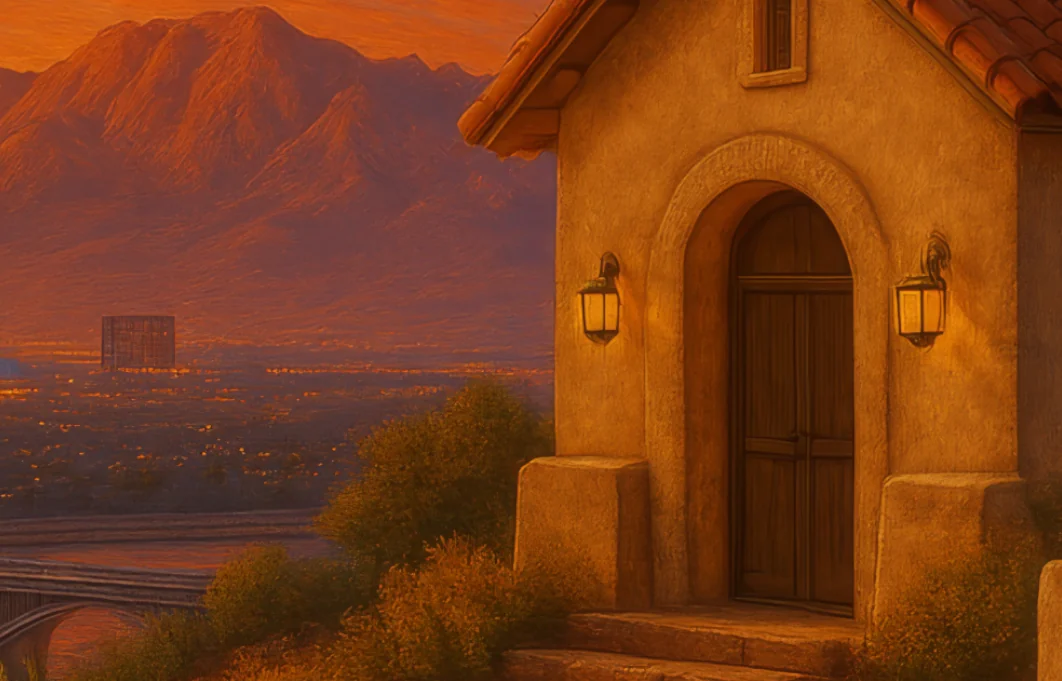 Our Time Has Come - Nevada - Framed Christian Devotional Art (Square) - Image 3