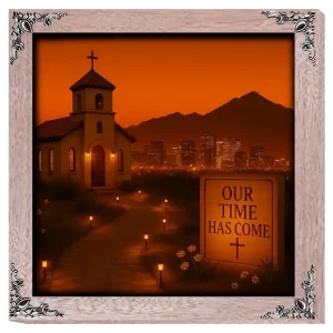 Our Time Has Come - Arizona! - Framed Christian Devotional Art (Square)