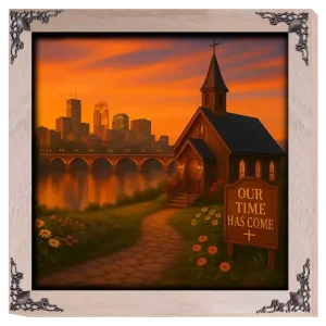 Our Time Has Come - Minnesota - Framed Christian Devotional Art (Square)