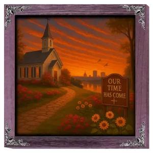 Our Time Has Come - Mississippi - Framed Christian Devotional Art (Square)(Copy)