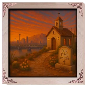 Our Time Has Come - Nevada - Framed Christian Devotional Art (Square)