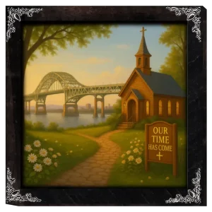 Our Time Has Come - New Jersey - Framed Christian Devotional Art (Square)