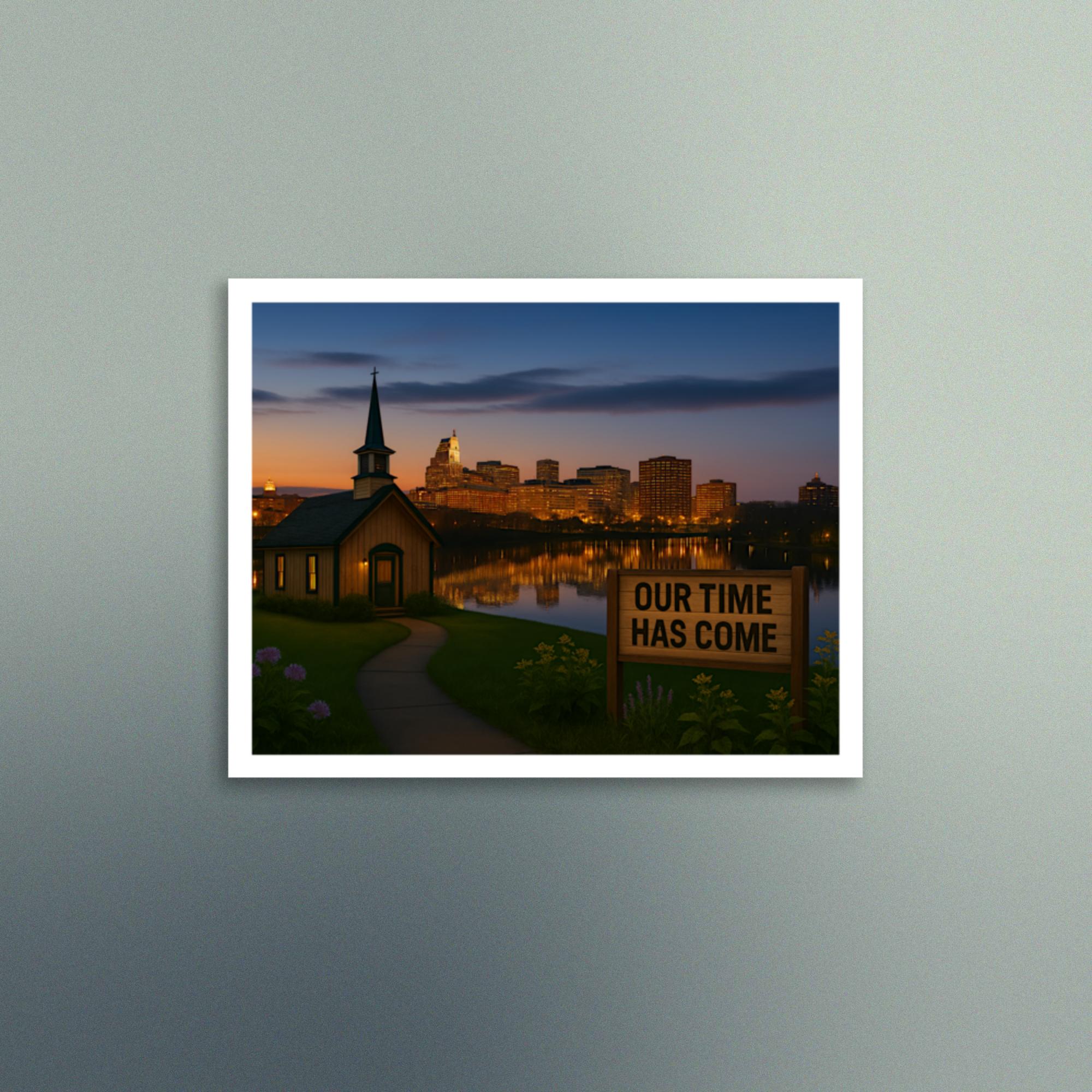 Our Time Has Come - Connecticut - Christian Devotional Art Print - Semi Gloss - Rectangle - Image 4