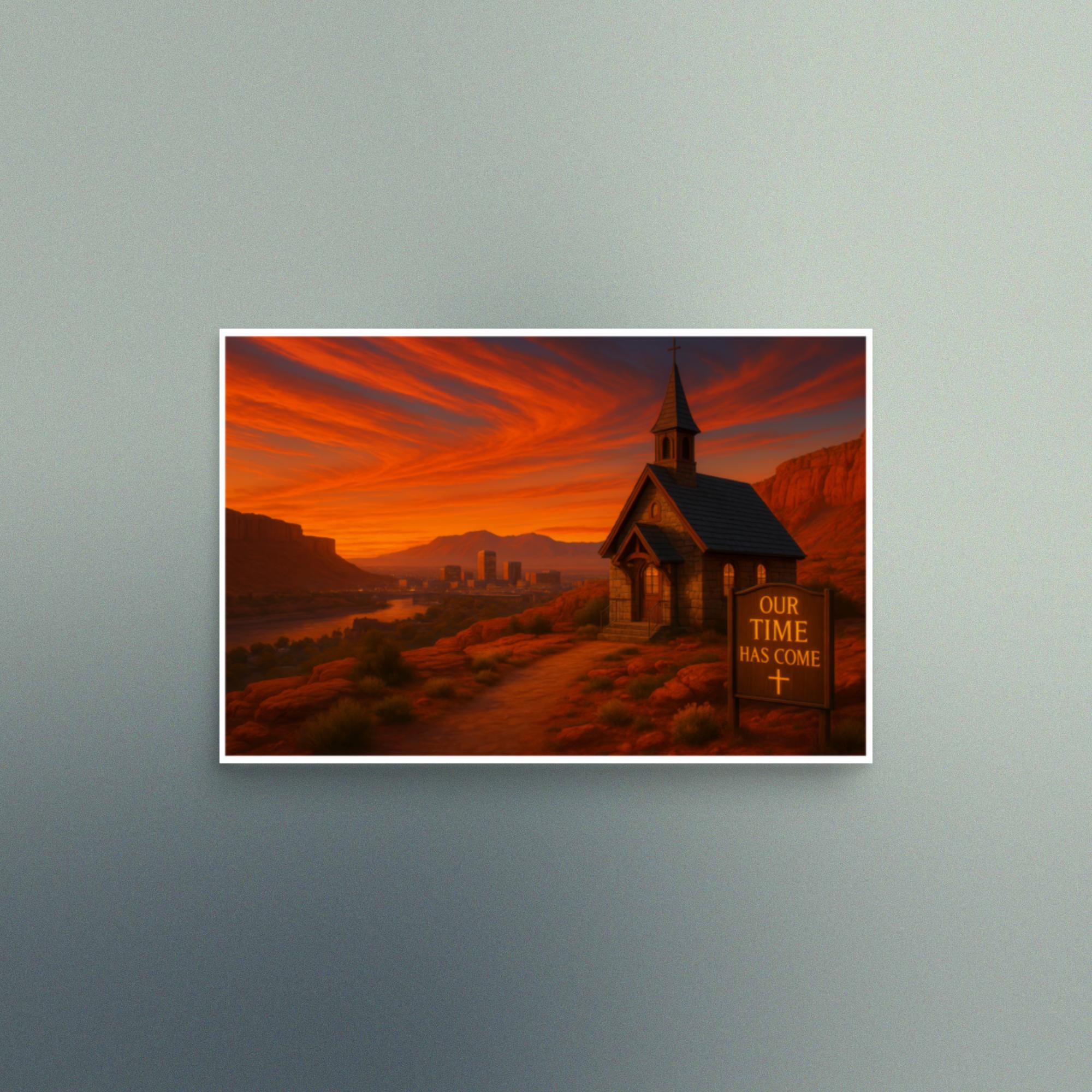Our Time Has Come - Montana - Christian Devotional Art Print - Semi Gloss - Rectangle - Image 2