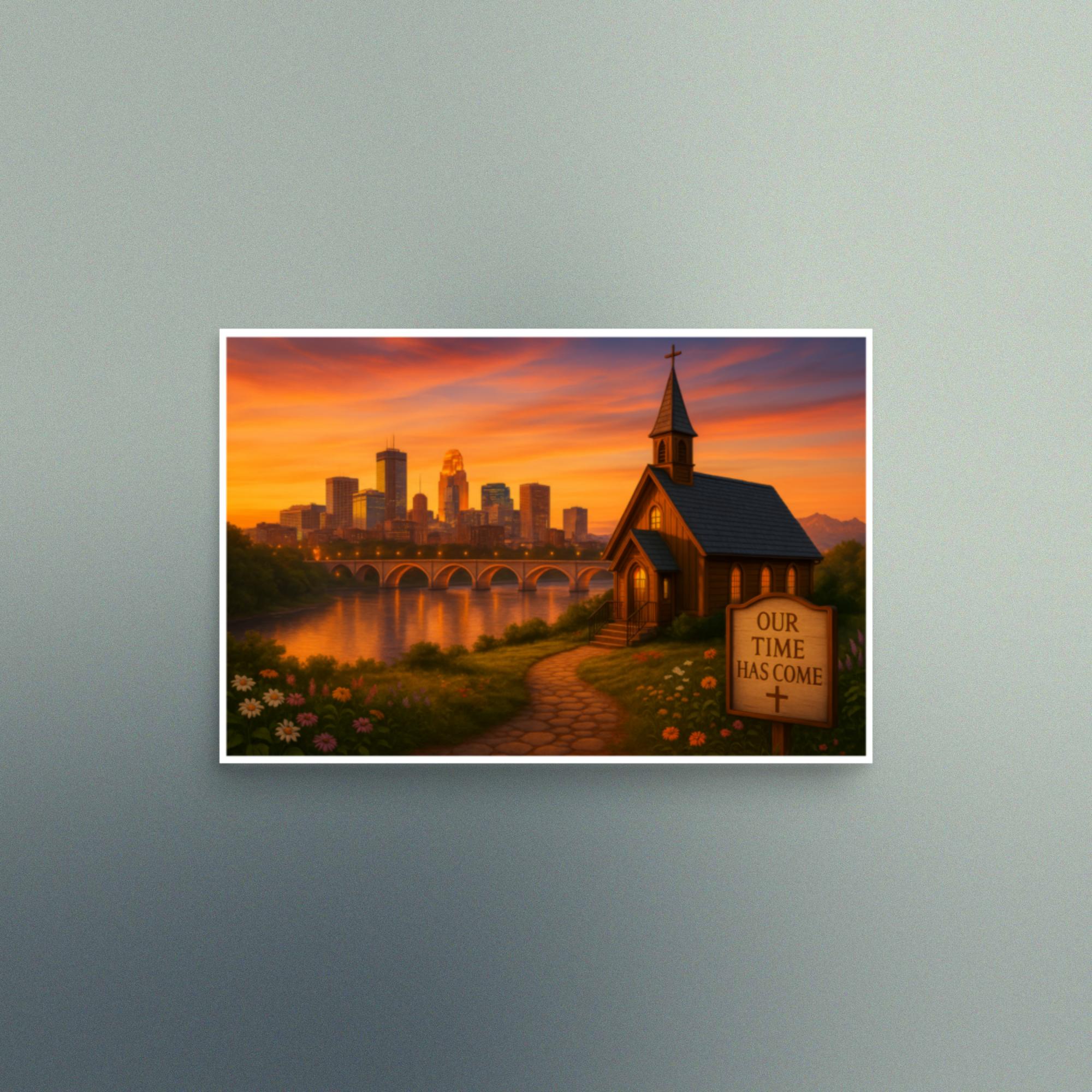 Our Time Has Come - Minnesota - Christian Devotional Art Print - Semi Gloss - Rectangle - Image 2