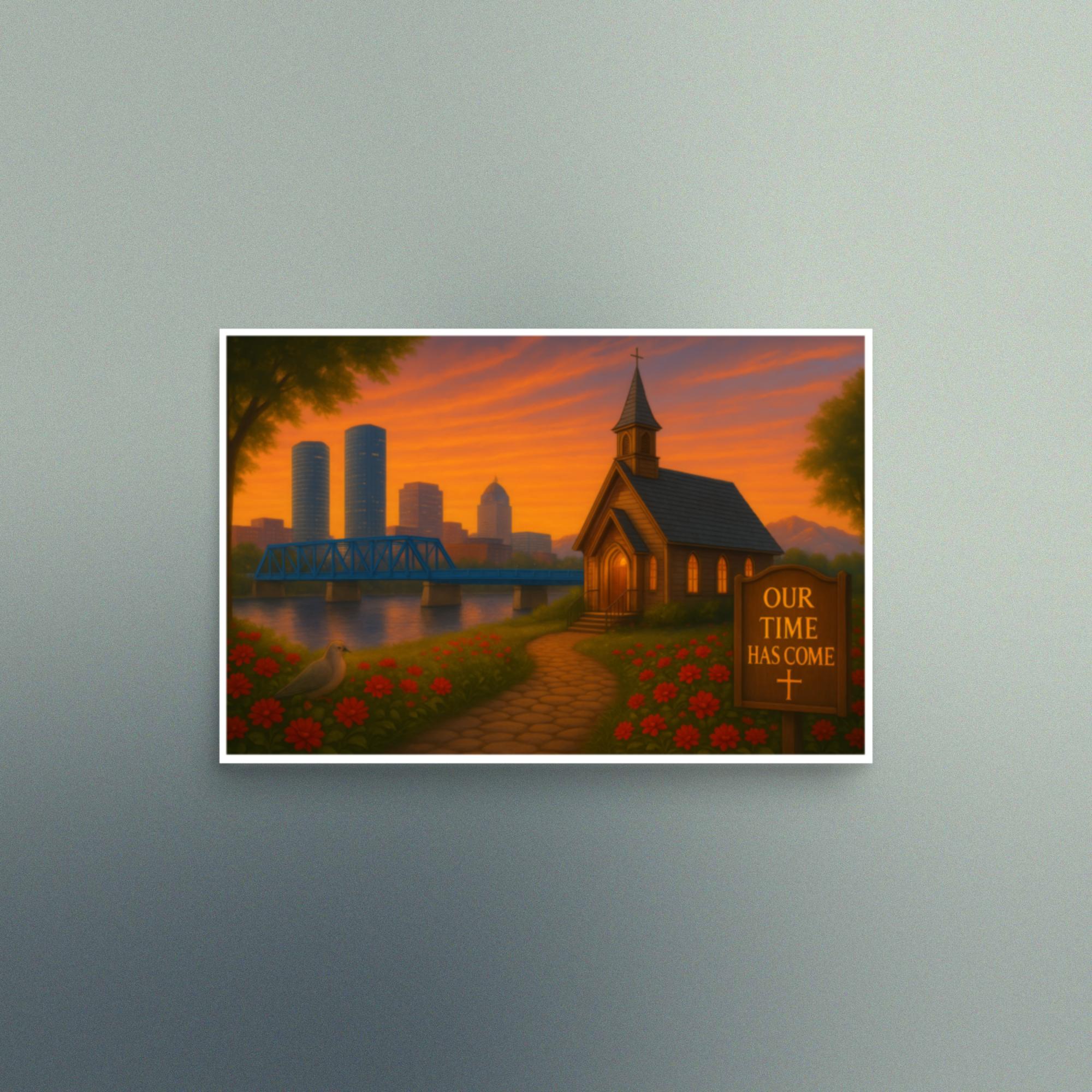 Our Time Has Come - Michigan - Christian Devotional Art Print - Semi Gloss - Rectangle - Image 2