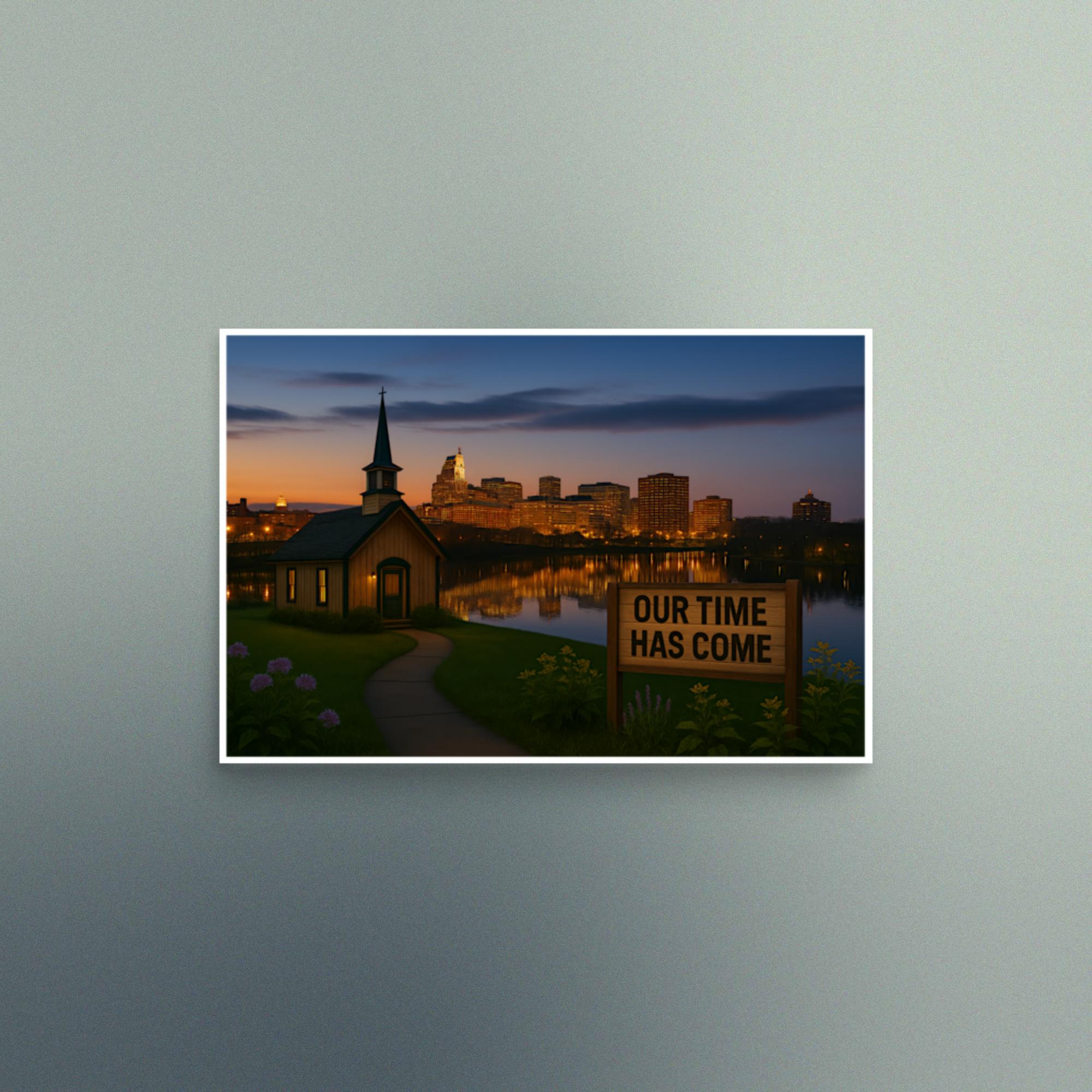 Our Time Has Come - Connecticut - Christian Devotional Art Print - Semi Gloss - Rectangle - Image 2