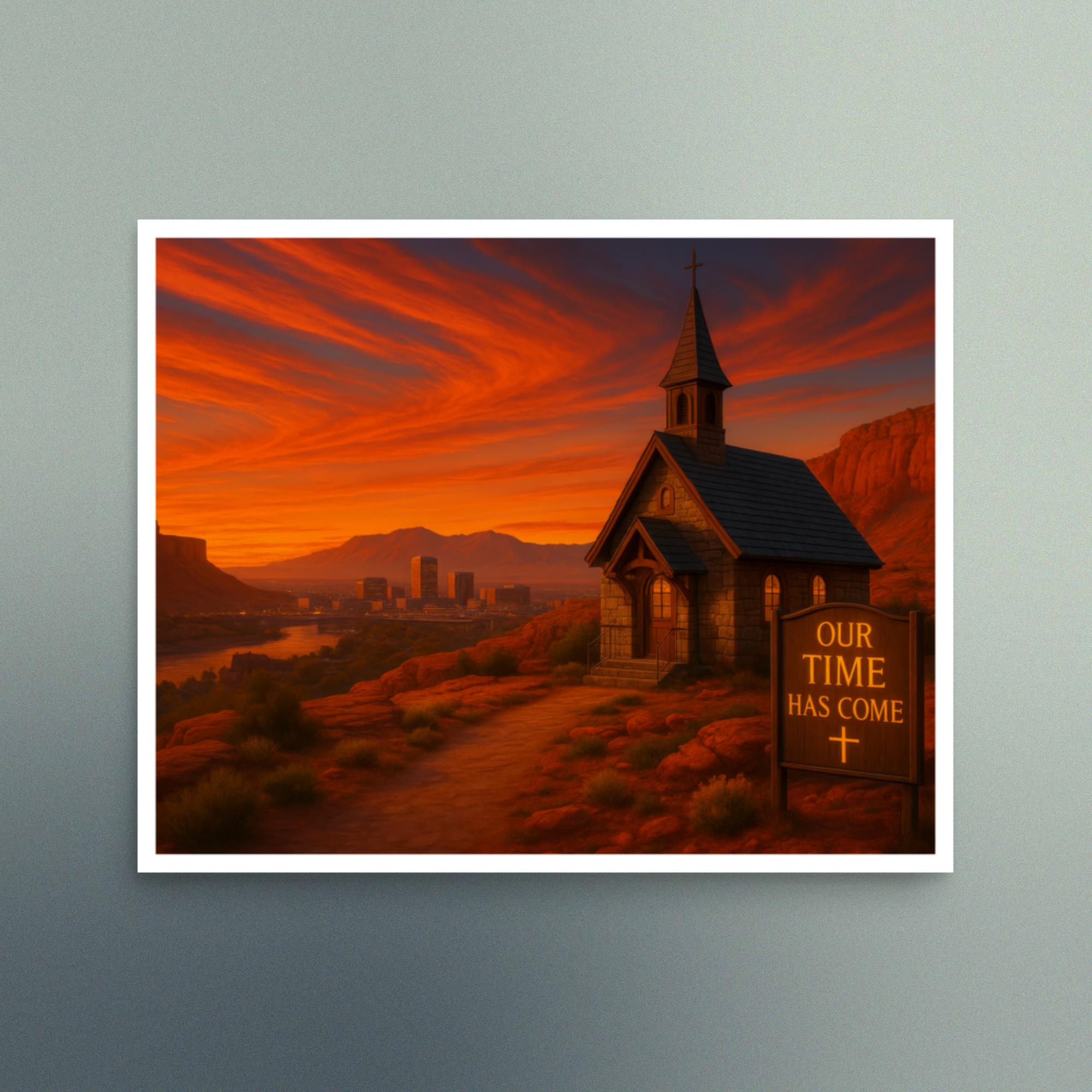 Our Time Has Come - Montana - Christian Devotional Art Print - Semi Gloss - Rectangle - Image 3