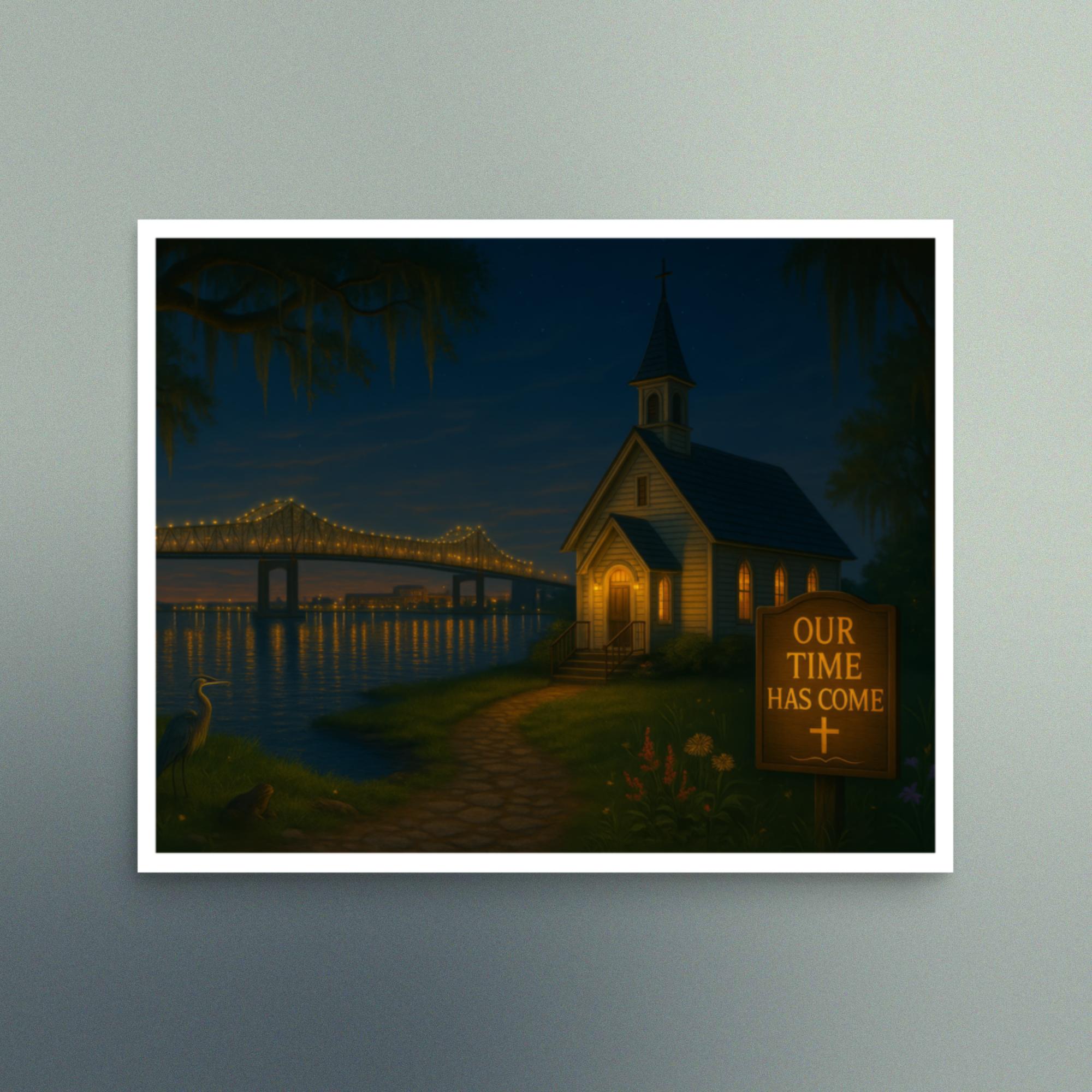 Our Time Has Come - Louisiana - Christian Devotional Art Print - Semi Gloss - Rectangle - Image 3