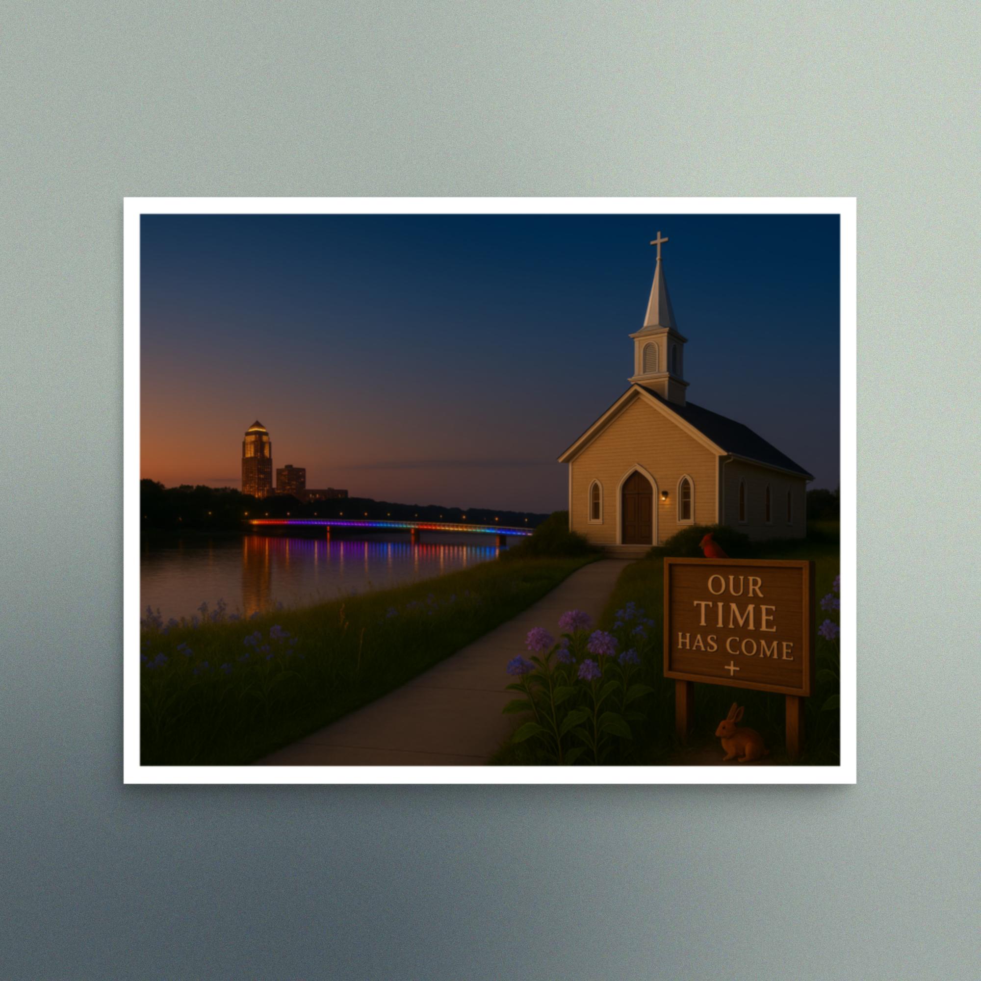 Our Time Has Come - Iowa - Christian Devotional Art Print - Semi Gloss - Rectangle - Image 2